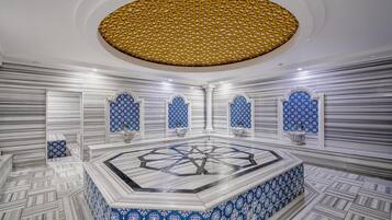 Sauna, baño de vapor, baño turco o hammam y tratamientos corporales