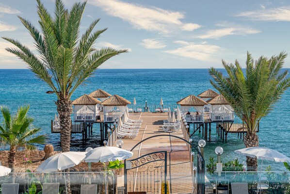 Chambre Double Junior, 1 chambre, bain à remous, vue mer | Vue de la chambre