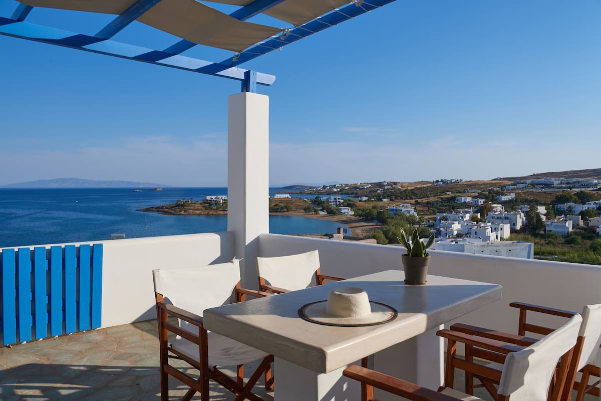 Departamento familiar, 2 habitaciones, vista al mar (Poseidon) | Vista a la playa o el mar