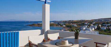 Appartement familial, 2 chambres, vue sur la mer (Poseidon) | Vue sur la plage ou lâocĂ©an