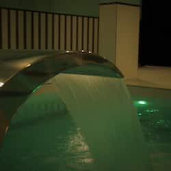 Indoor pool, pool loungers