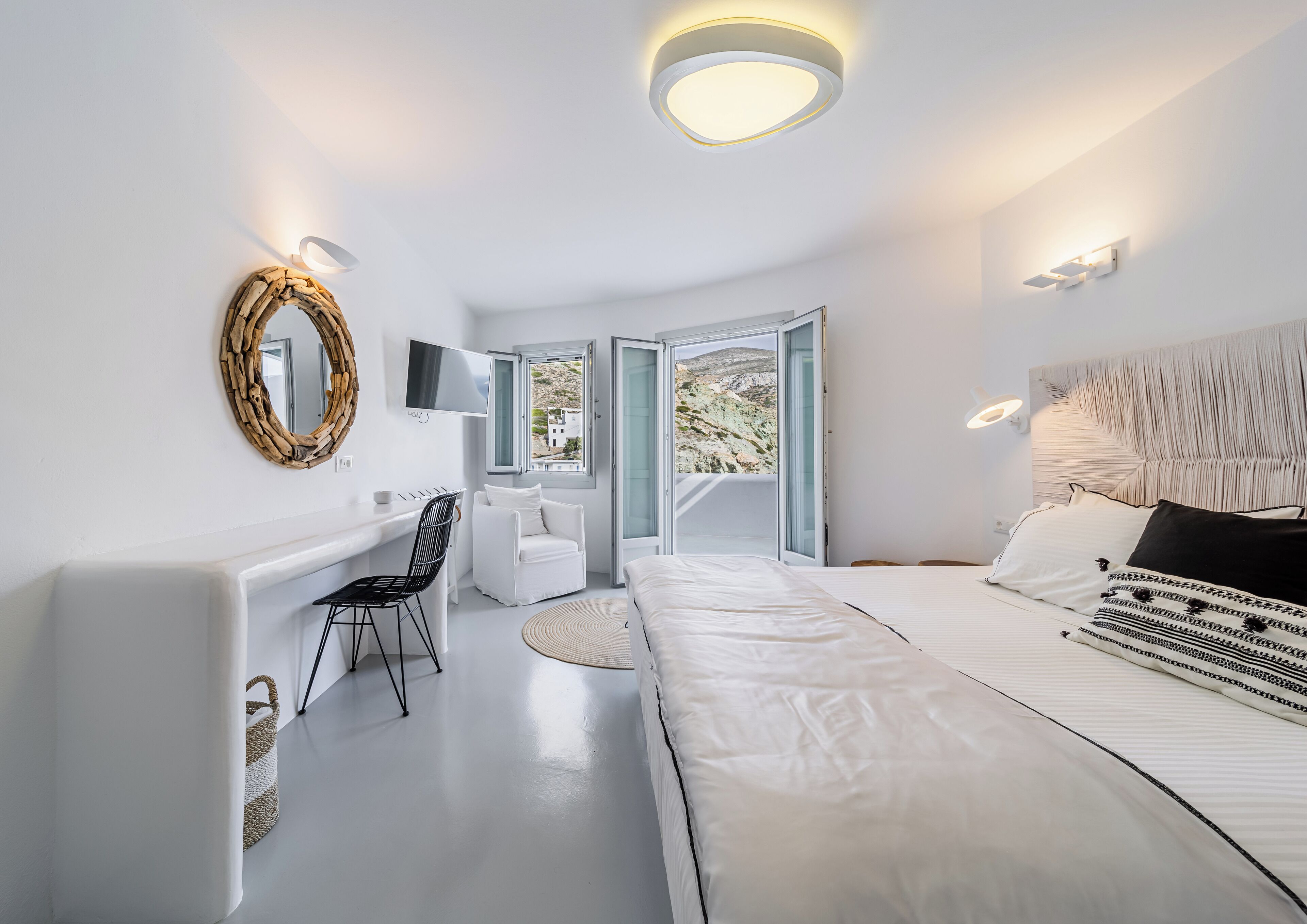 premium double room, sea view | egyptian cotton sheets, premium bedding, pillow-top beds, minibar