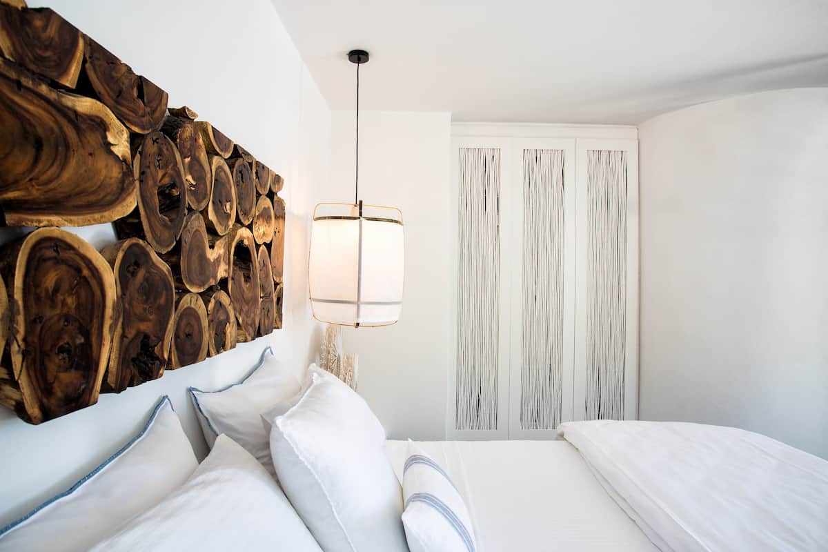 Deluxe-Doppelzimmer, eingeschränkter Meerblick | Bettwäsche aus ägyptischer Baumwolle, hochwertige Bettwaren
