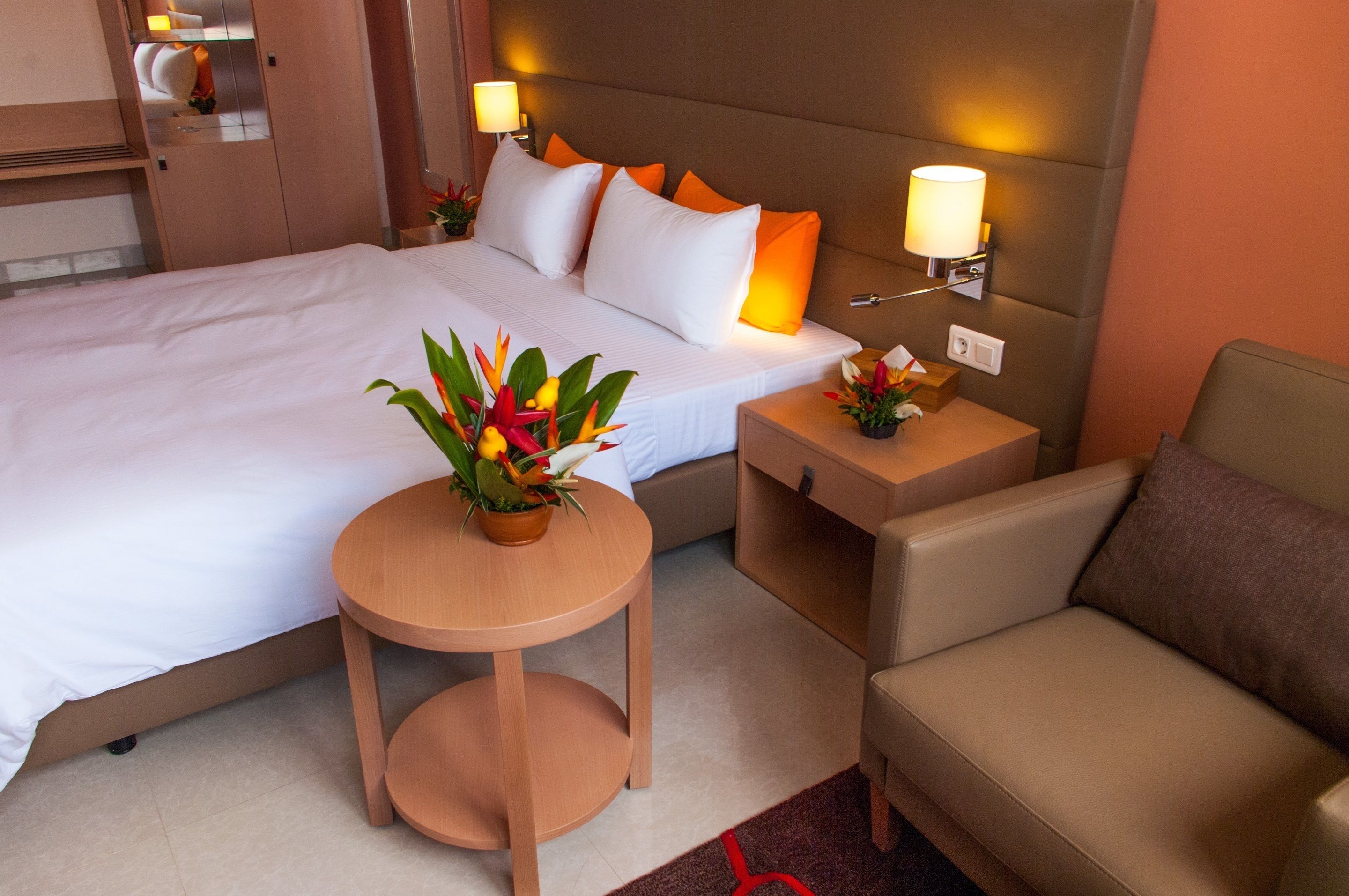 premium bedding, minibar, in-room safe, desk