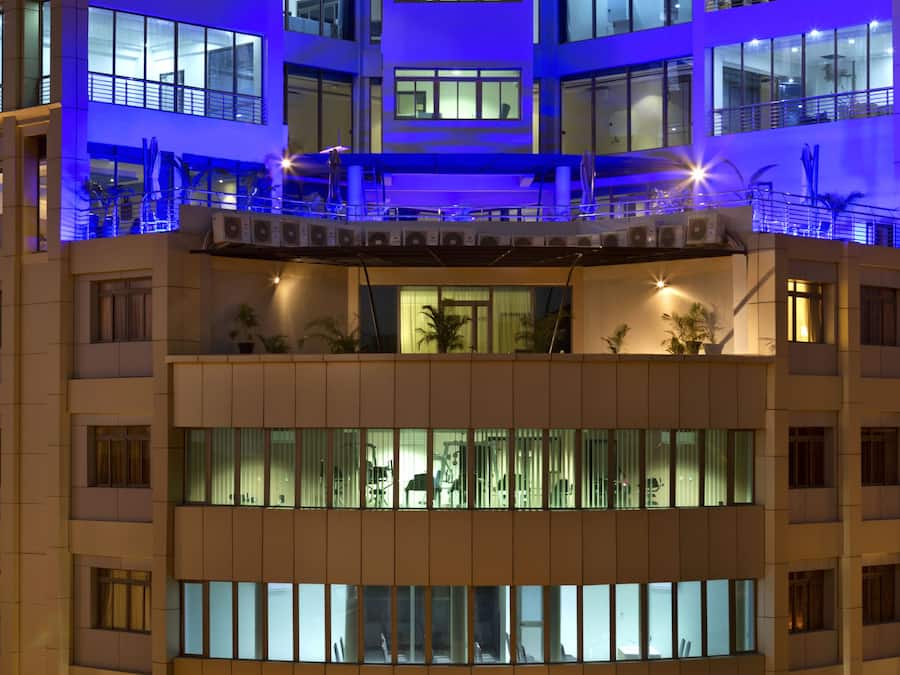 Front of property - evening/night