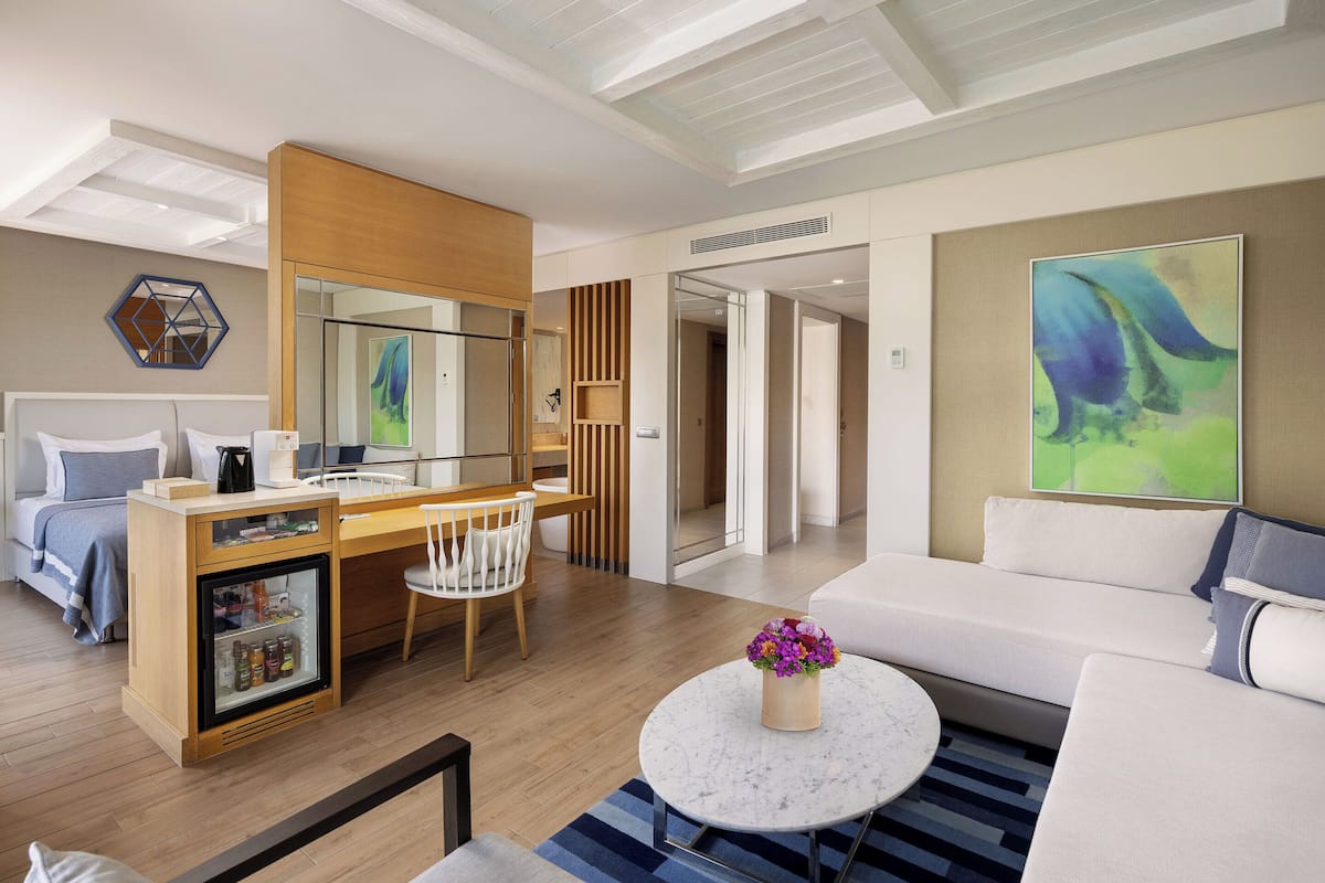 Swim-up Deluxe Room | 1 Schlafzimmer, hochwertige Bettwaren, kostenlose Minibar, Zimmersafe