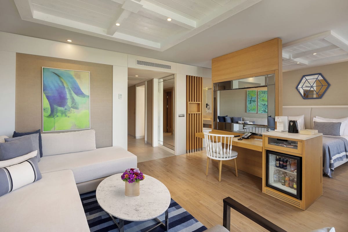 Deluxe Sea View Room | 1 Schlafzimmer, hochwertige Bettwaren, kostenlose Minibar, Zimmersafe