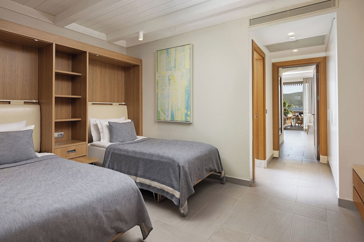 1 Schlafzimmer, hochwertige Bettwaren, kostenlose Minibar, Zimmersafe