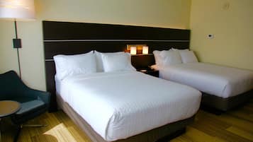 Standard Room, 2 Queen Beds | In-room safe, desk, iron/ironing board, free cribs/infant beds