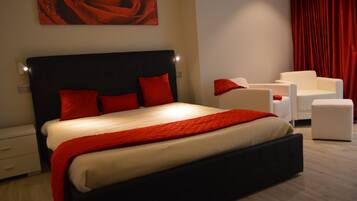 Premium bedding, minibar, in-room safe, free cots/infant beds