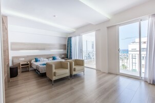 Superior Double or Twin Room, Balcony, Sea View | In-room safe, desk, blackout drapes, soundproofing