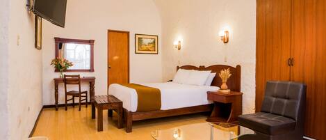 Chambre Double | Couette en duvet d'oie, coffres-forts dans les chambres, bureau