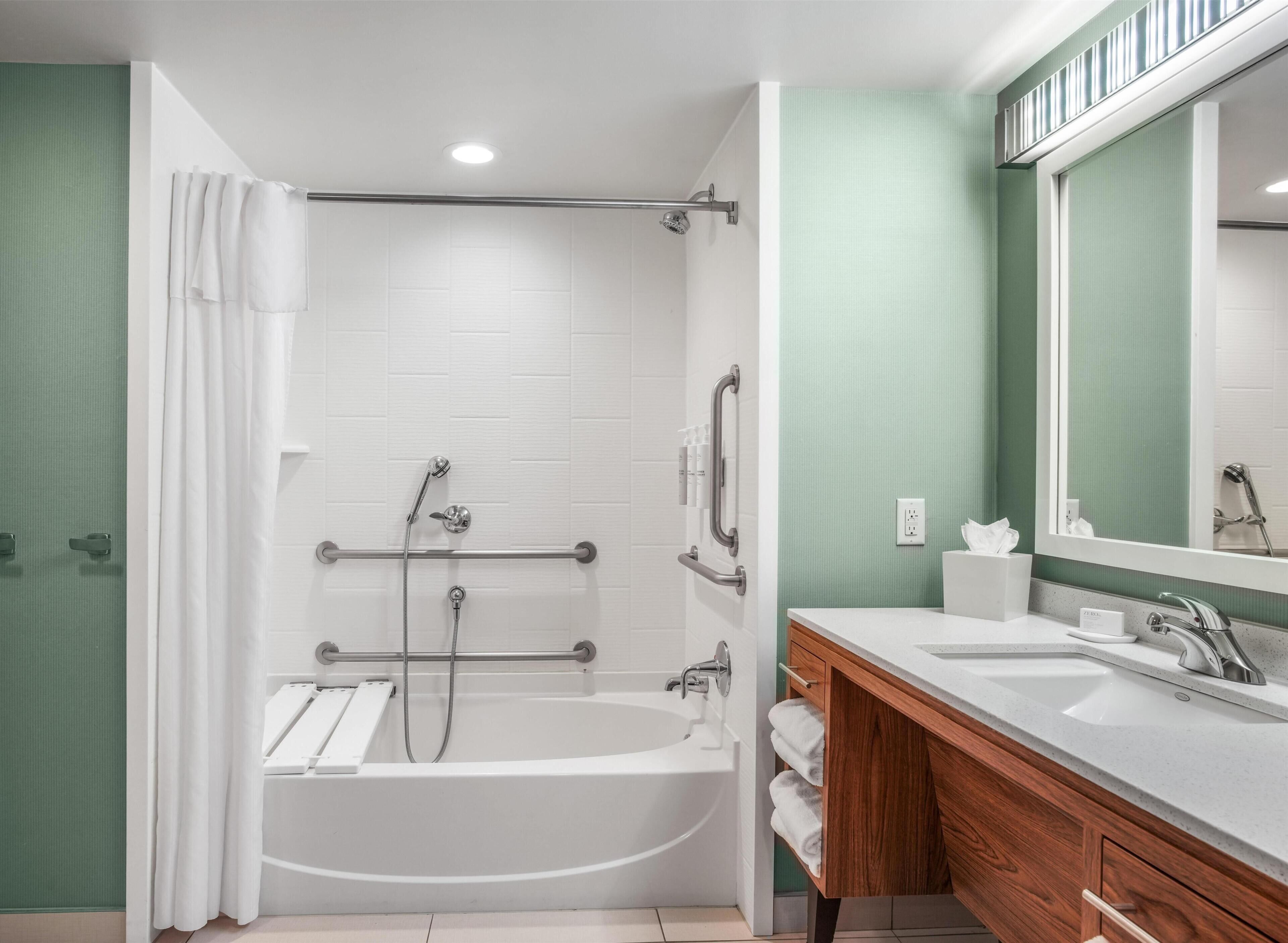 Free toiletries, hair dryer, towels