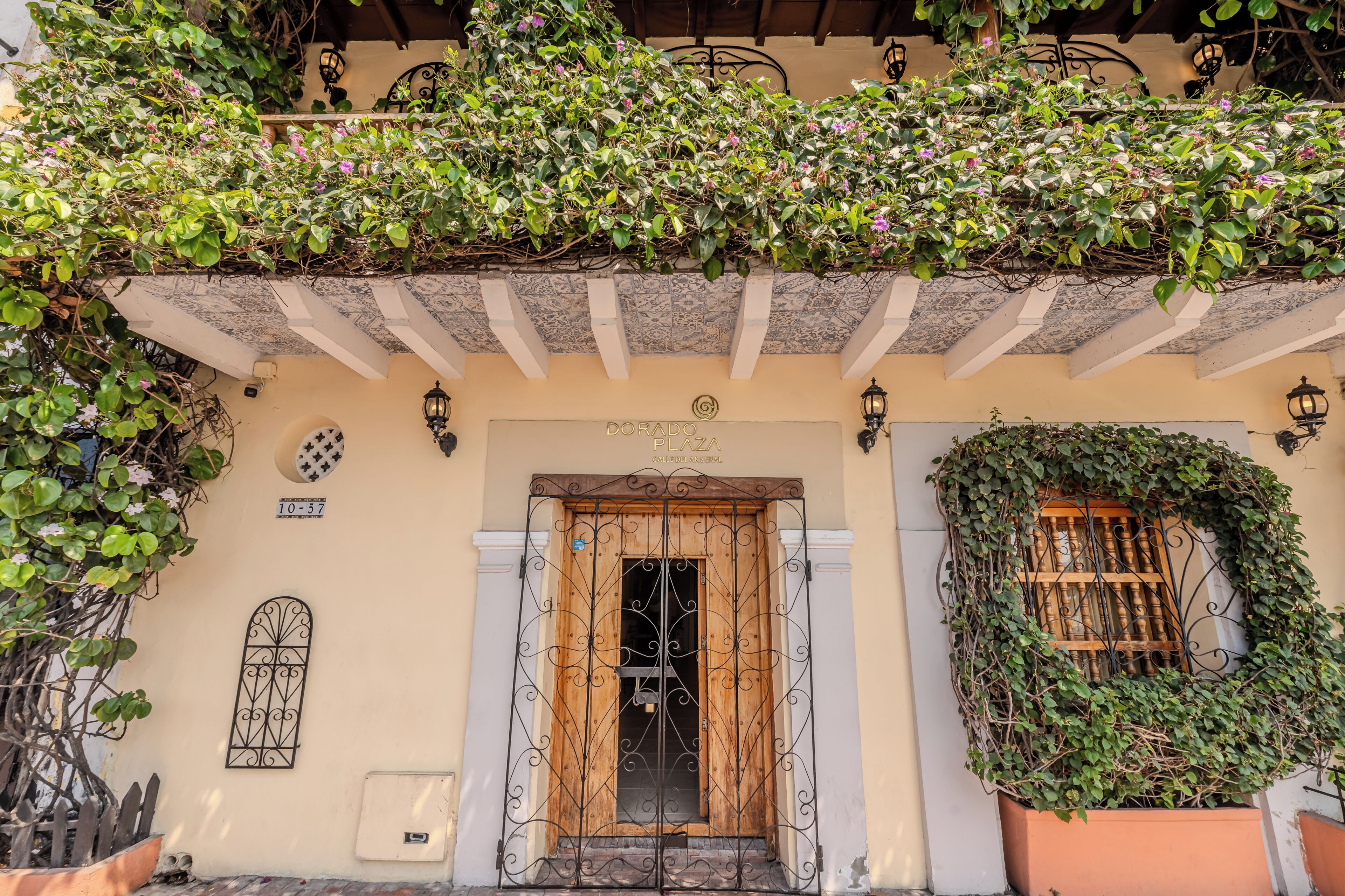 Majoituspaikan julkisivu