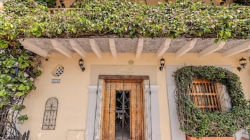 Majoituspaikan julkisivu