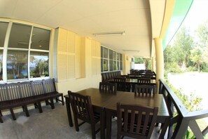 Outdoor dining - Tokashiku Marine Village (OKINAWA)