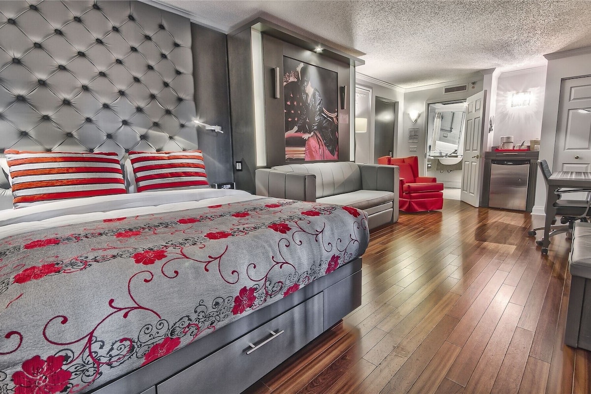 Coffres-forts dans les chambres, bureau, rideaux occultants