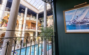 Interior Balcony Room, 1 Queen Bed and 1 Queen Murphy Bed | Balcony view