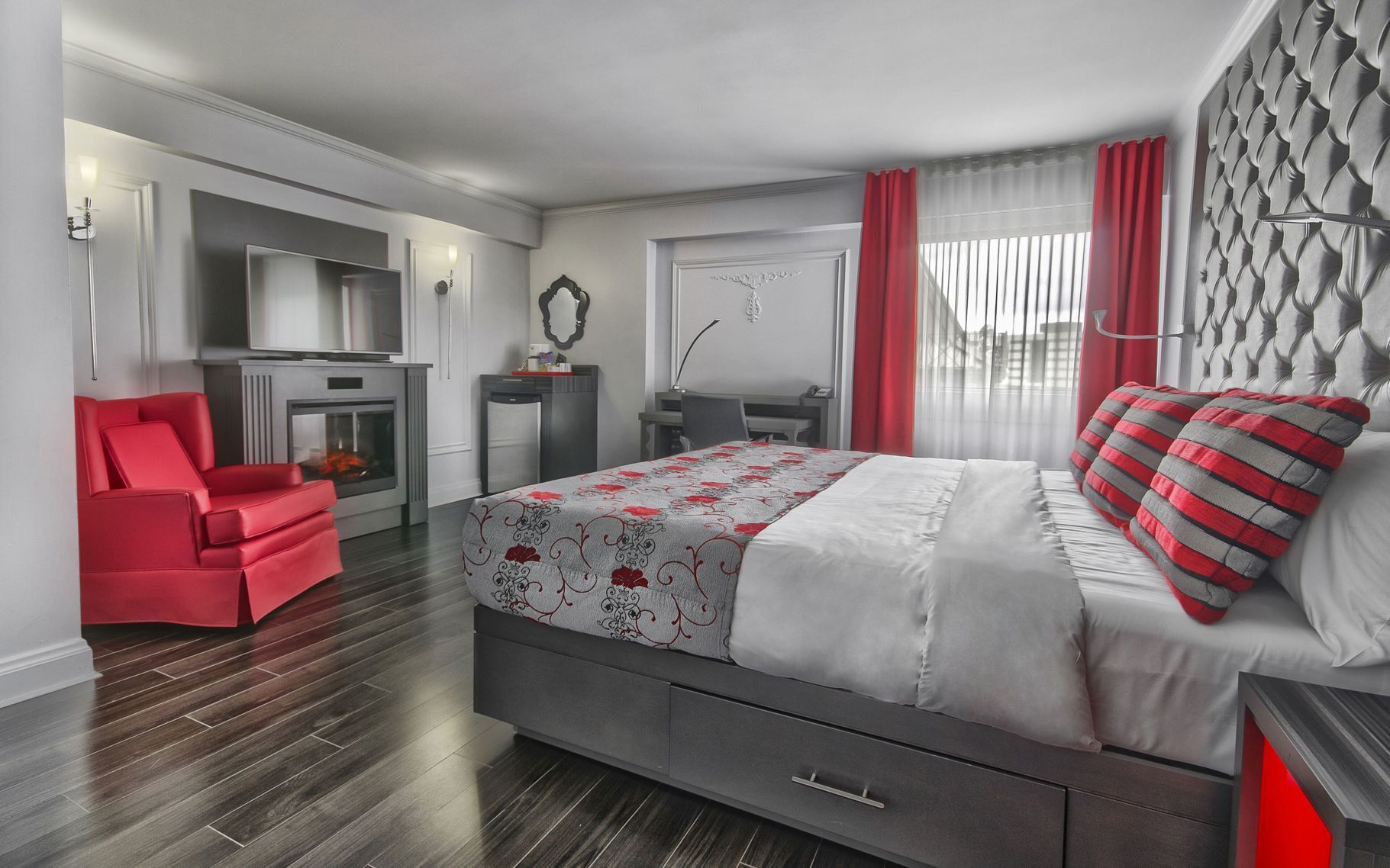 In-room safe, desk, blackout drapes, iron/ironing board