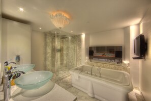 Free toiletries, hair dryer, towels