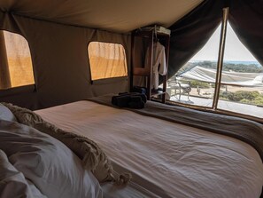 Telt – premium | Sengetøy av topp kvalitet, ekstrasenger (mot et tillegg) og sengetøy