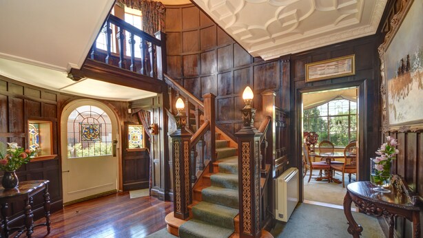 Interior entrance