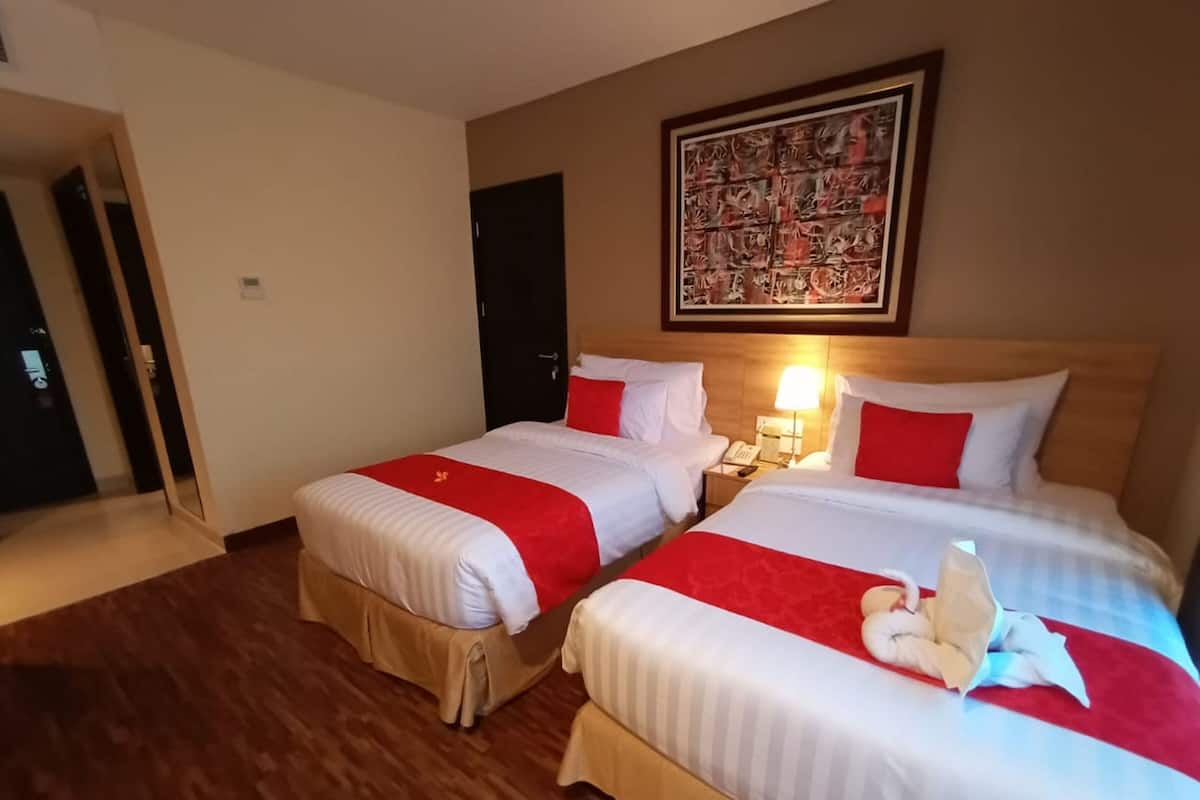 Deluxe kamer (Executive Twin) | 1 slaapkamer, lakens van Egyptisch katoen, luxe beddengoed