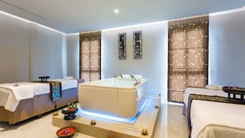 Behandelingskamers voor koppels, Thaise massages, gezichtsbehandelingen