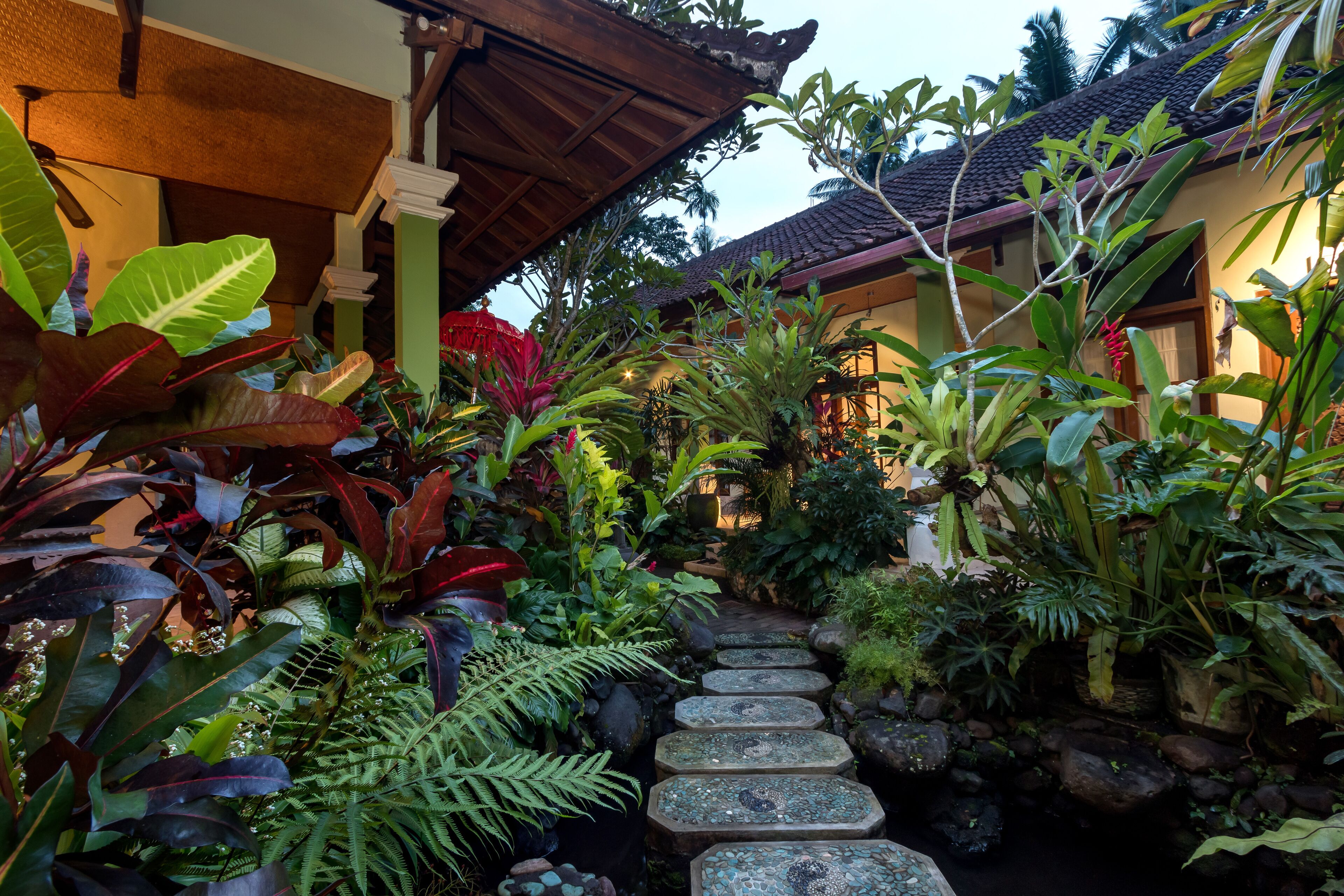 Pemandangan taman