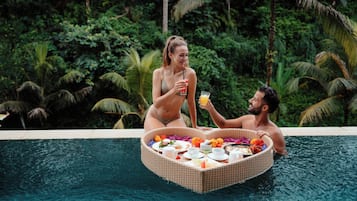 Petit déjeuner préparé sur commande (231500 IDR par personne)