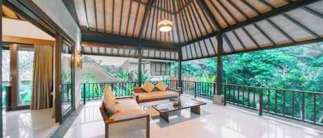 Grand Two Bedroom Villa with Private Poo | Ausblick vom Zimmer