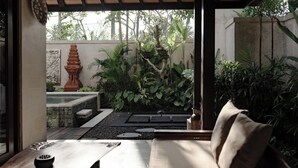 Grand One Bedroom Villa with Private Pool & Hot tub | 起居區