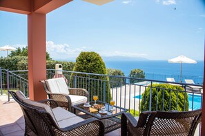 Luxury Villa, Private Pool, Sea View (Odysseus) | Premium bedding, in-room safe, individually decorated - Ionian Sea View Luxury Villas (Kefalonia)