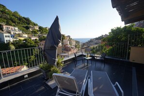 Doppia Deluxe, 1 camera da letto, vista mare | Vista spiaggia/mare