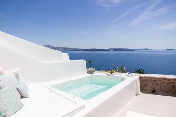 別墅, 2 間臥室, 按摩浴缸, 海景 | 露台/庭院