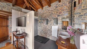 Grand Suite with Panoramic Sea View - Thivi | Salle de bain