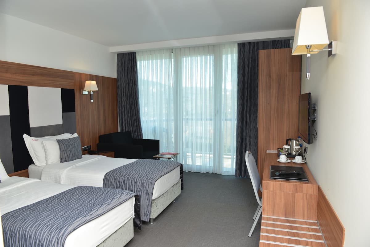 Minibar, in-room safe, desk, blackout drapes
