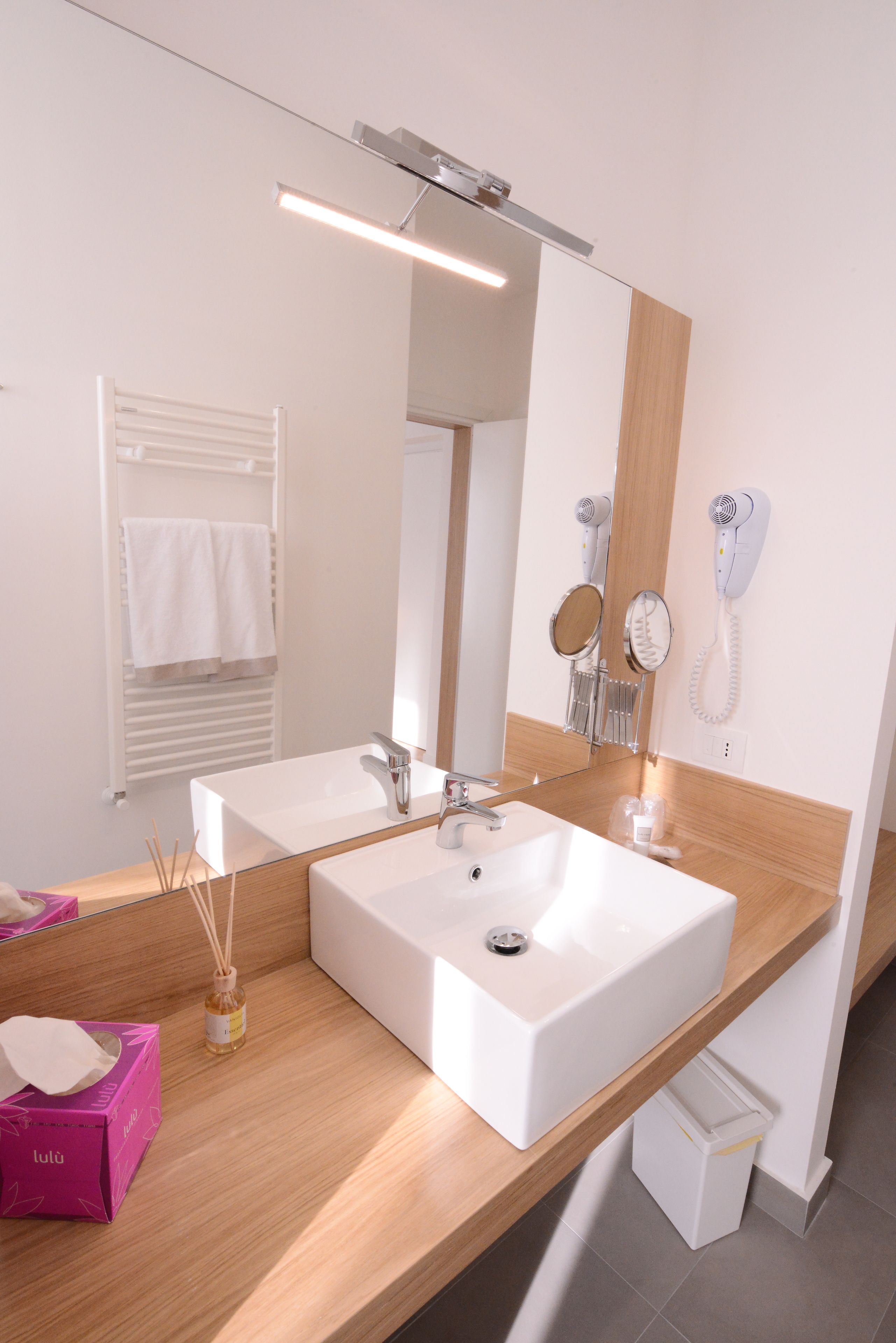 shower, free toiletries, hair dryer, bidet