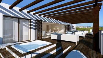 Bain à remous extérieur