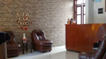 Siddeområde i lobbyen