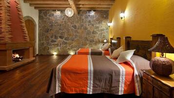 Chambre Supérieure, 2 lits doubles | Draps en coton égyptien, literie de qualité supérieure