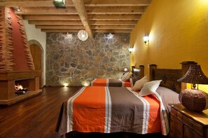 Superior Room, 2 Double Beds | Egyptian cotton sheets, premium bedding, in-room safe, laptop workspace