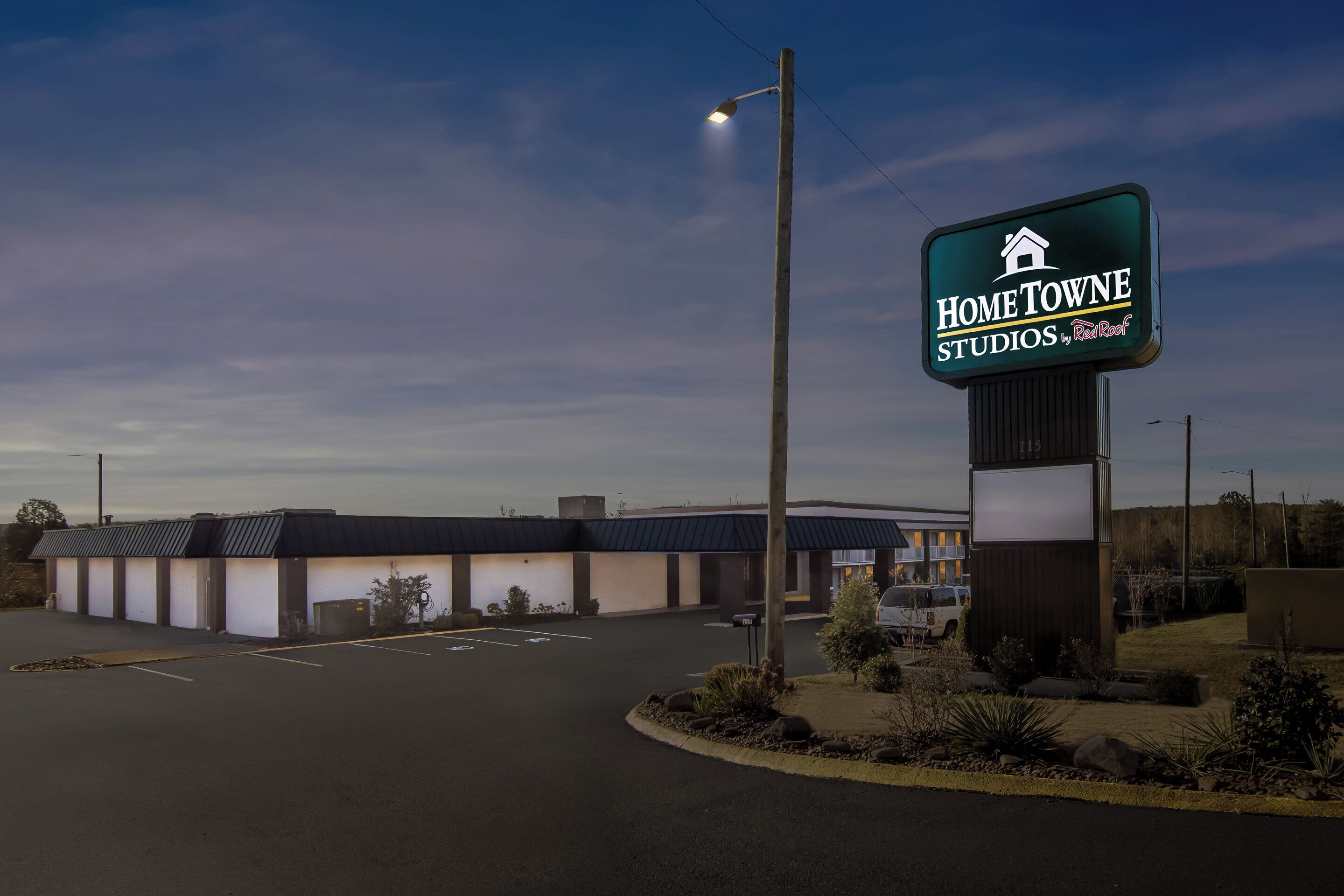 Façade de l’hébergement - soirée/nuit