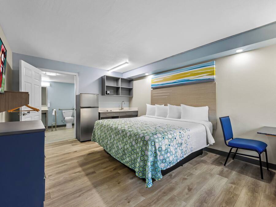 Desk, blackout curtains, iron/ironing board, free WiFi