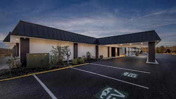Front of property – evening/night