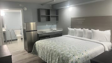 Blackout drapes, iron/ironing board, free WiFi, bed sheets