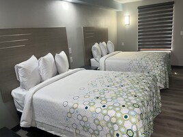 开间, 2 张双人床, 无烟房, 简易厨房 | 遮光窗帘、熨斗/熨板、免费 WiFi、床单