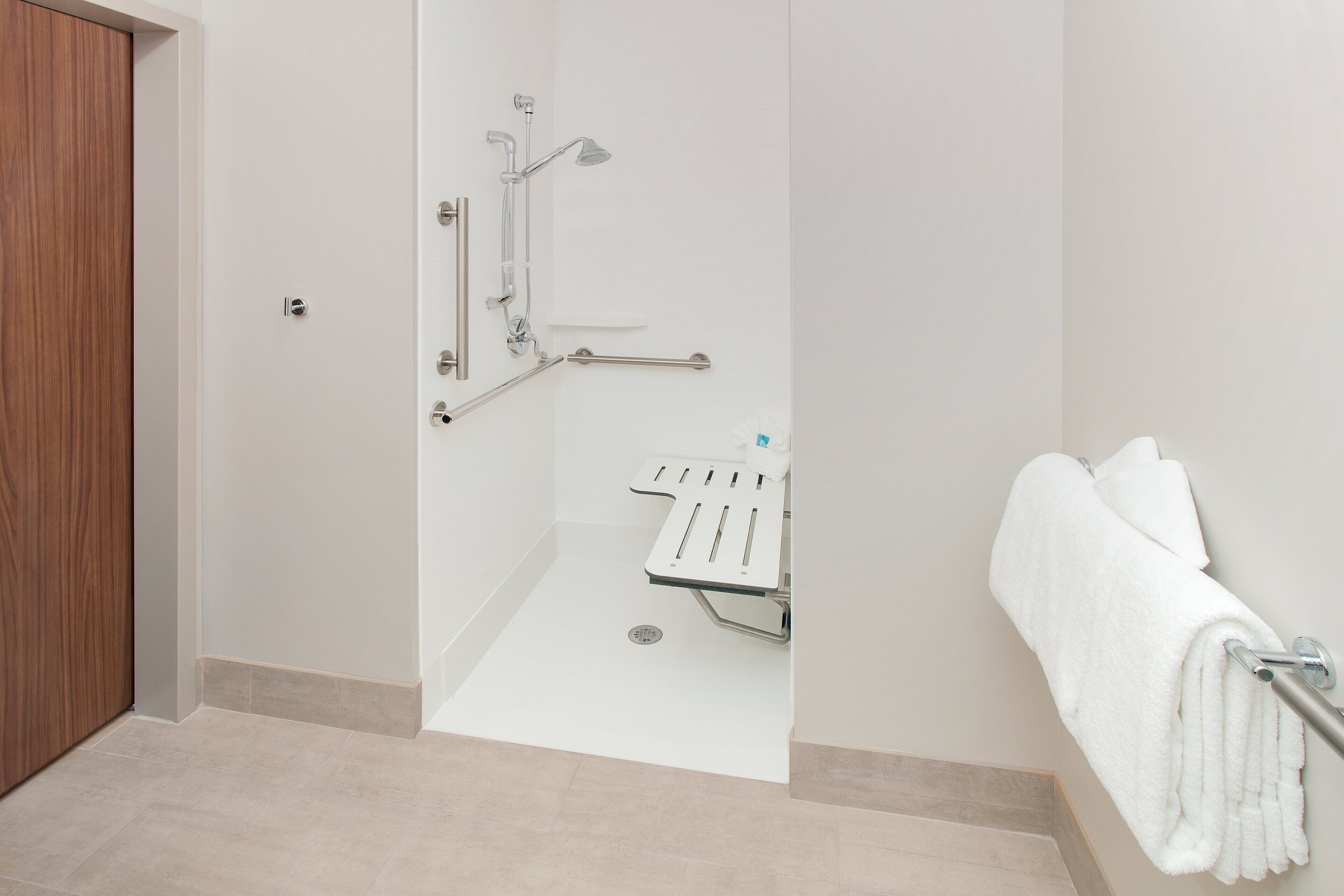 free toiletries, hair dryer, towels