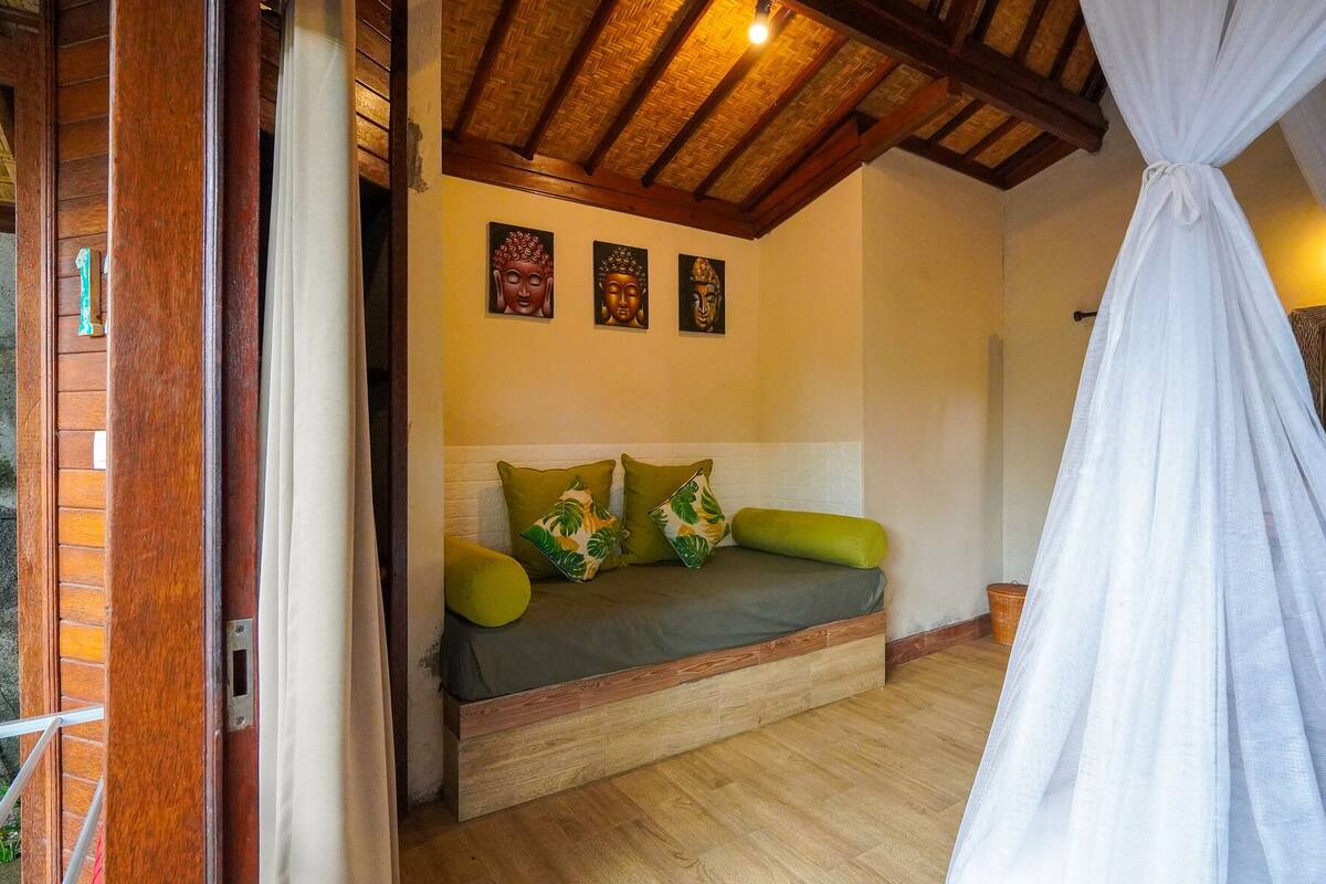 deluxe double room, 1 bedroom, private pool, pool view | 2 bedrooms, premium bedding, minibar, in-room safe