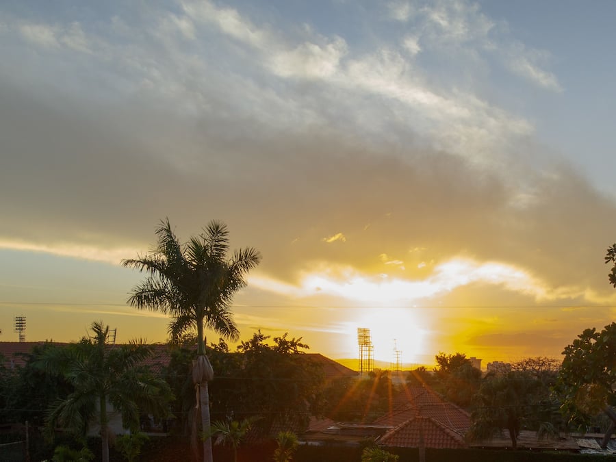 Uitzicht vanuit accommodatie